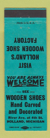 Matchbook Cover - Wooden Shoes Holland MI