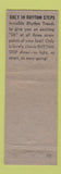 Matchbook Cover - Rhythm Step Women's Shoes Virg's Marquette MI