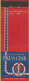 Matchbook Cover - Inland Empire Press Club Spokane WA