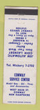 Matchbook Cover - Conway oil gas Mobil Conway NH