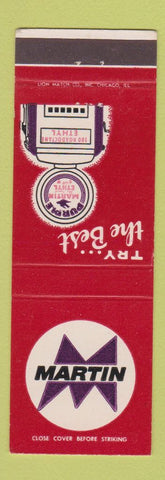 Matchbook Cover - Martin oil gas CHAIN