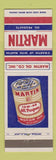 Matchbook Cover - Martin oil gas CHAIN