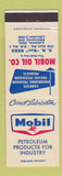 Matchbook Cover - Mobil oil gas Lebanon OH