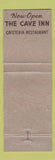 Matchbook Cover - Skyline Caverns Front Royal VA