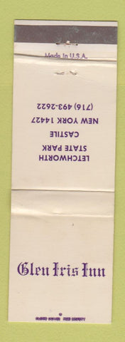 Matchbook Cover - Glen Iris Inn Letchworth State Park Castile NY