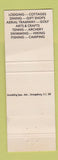 Matchbook Cover - Pipestem State Park WV