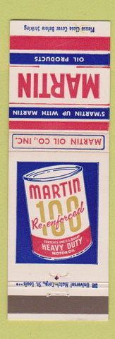 Matchbook Cover - Martin oil gas CHAIN