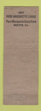 Matchbook Cover - Watch Tower Inn Rock Island IL WEAR