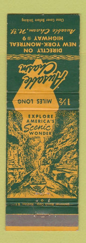 Matchbook Cover - Ausable Cham NY