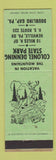 Matchbook Cover - Colonel Denning State Park Doubling Gap PA