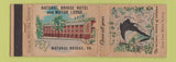Matchbook Cover - Natural Bridge Hotel Motor Lodge VA