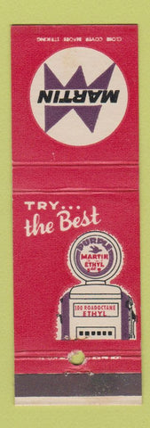 Matchbook Cover - Martin oil gas CHAIN