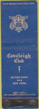 Matchbook Cover - Coveleigh Club Milton Point Rye NY CREASE