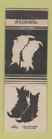 Matchbook Cover - Ohio Match Scotty Dogs FOR SAFETY