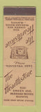 Matchbook Cover - The Hearthstone Hubbard Woods IL