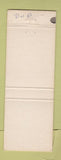 Matchbook Cover - Soledad Bowling Brunswick Soledad CA