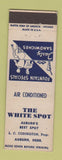 Matchbook Cover - The White Spot Auburn NE