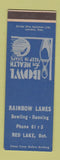 Matchbook Cover - Rainbow Lanes Bowling Red Lake ON