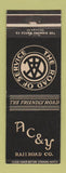 Matchbook Cover - AC&Y Railroad WEAR