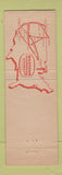 Matchbook Cover - Western Airlines Chiclets Gum