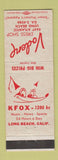 Matchbook Cover - Vodene Dress Shop Long Beach CA KFOX Radio