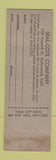 Matchbook Cover - Seal Cote Nail Polish sealer Hollywood CA