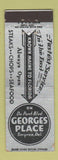 Matchbook Cover - George's Place Smyrna DE