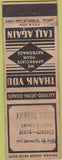 Matchbook Cover - Ammer's Tavern STAMPED