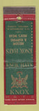 Matchbook Cover - Knox Hats Nelson Klipping Freeport IL WEAR