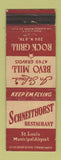 Matchbook Cover - Schneithorst Restaurant St Louis MO