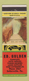 Matchbook Cover - Ed Gulden Lawn Mowers Sellersville PA