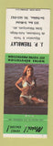 Matchbook Cover - JP Tremblay St Stherese QC pinup