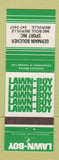Matchbook Cover - Lawn Boy Lawn Mowers Iberville QC Germain Boucher