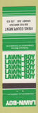 Matchbook Cover - Lawn Boy Lawn Mowers Viens Granby QC