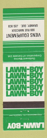 Matchbook Cover - Lawn Boy Lawn Mowers Viens Granby QC