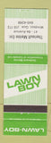 Matchbook Cover - Lawn Boy Lawn Mowers Windsor QC Theriault Marine