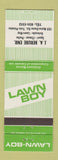 Matchbook Cover - Lawn Boy Lawn Mowers JA Berube Trois Pistoles QC