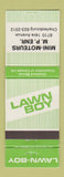 Matchbook Cover - Lawn Boy Lawn Mowers Mini Moteurs Charlesbourg QC
