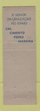 Matchbook Cover - Carpintaria Em Geral Sao Paulo Brazil
