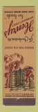 Matchbook Cover - Henry's Restaurant Charleston SC feature