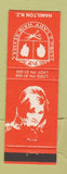 Matchbook Cover - Lord & Lady Hair Salon Hamilton New Zealand
