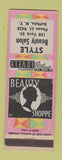 Matchbook Cover - Style Beauty Salon Buffalo NY