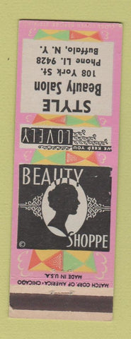 Matchbook Cover - Style Beauty Salon Buffalo NY