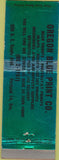 Matchbook Cover - Oregon Blue Print Co Portland OR