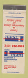 Matchbook Cover - Norm Lucas Radiator and Refrigeration Van Nuys CA
