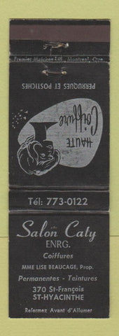 Matchbook Cover - Salon Caty St Hyacinthe QC