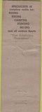 Matchbook Cover - The Outlet Stores ST Paul MN poor