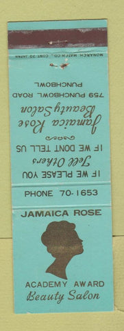 Matchbook Cover - Jamaica Rose Beauty Salon Punchbowl Australia