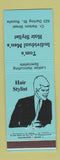 Matchbook Cover - Tom's Men's Hair Salon Rozelle Australia