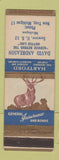 Matchbook Cover - AYS Rentals Sales Sickroom Equipment Youngstown OH